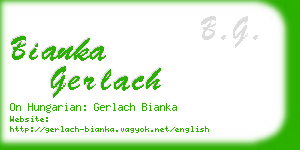 bianka gerlach business card